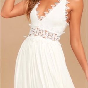 This is Love white lace maxi